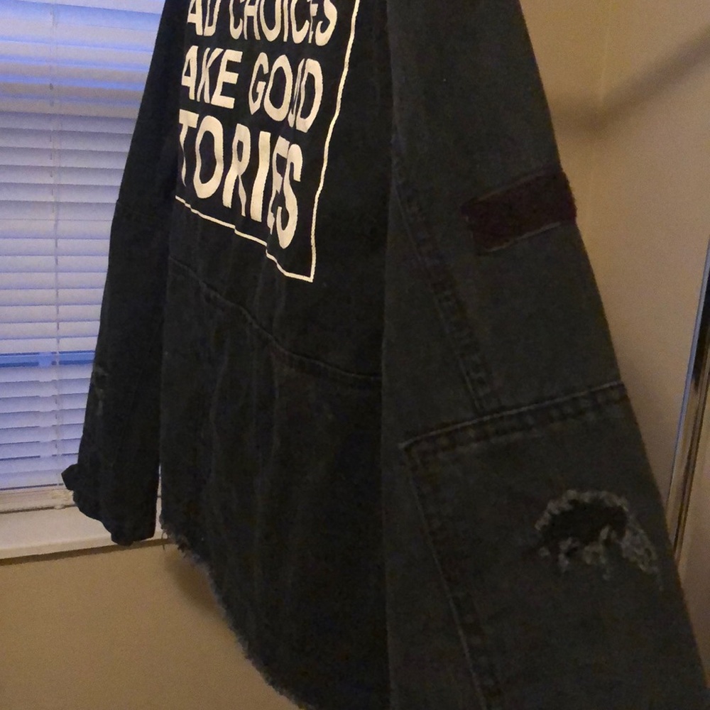 Distressed Jean Jacket - Picture 4 of 4